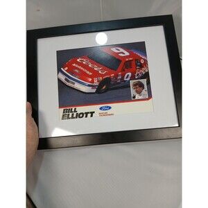 Bill Elliott 1996 Daytona 500 Framed & Matted 8x10 Photo NASCAR Collectible
